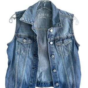 Gap 1969 Denim Vest Size Small
